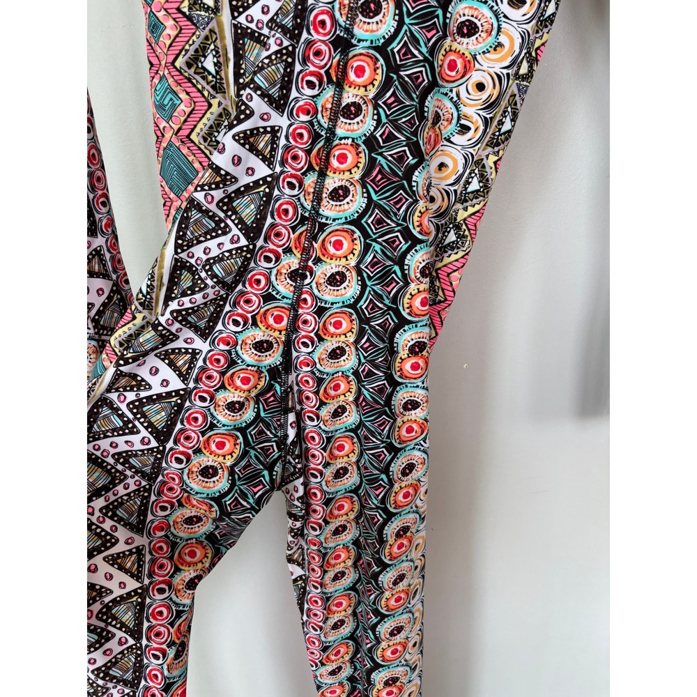 Slip Ins DiveSkin SurfSkin Long Sleeve Geometric Tribal Print Size S - Picture 4 of 11